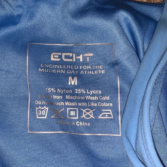 ECHT Form Tank Top Azure Blue Size Medium - Picture 8 of 8